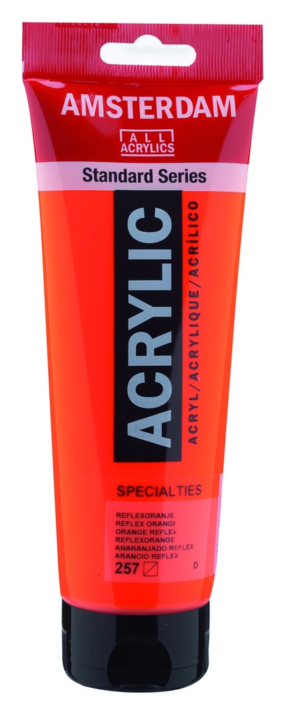 Amsterdam Standard Acrylic 250ML REFLEX ORANGE 257 **ND-SO**