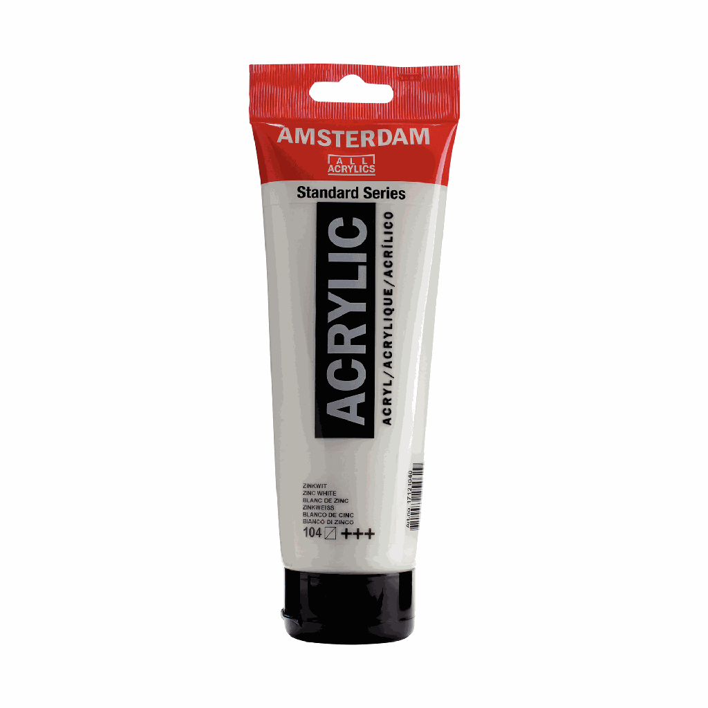Amsterdam Standard Acrylic 250ML ZINC WHITE 104 **ND**