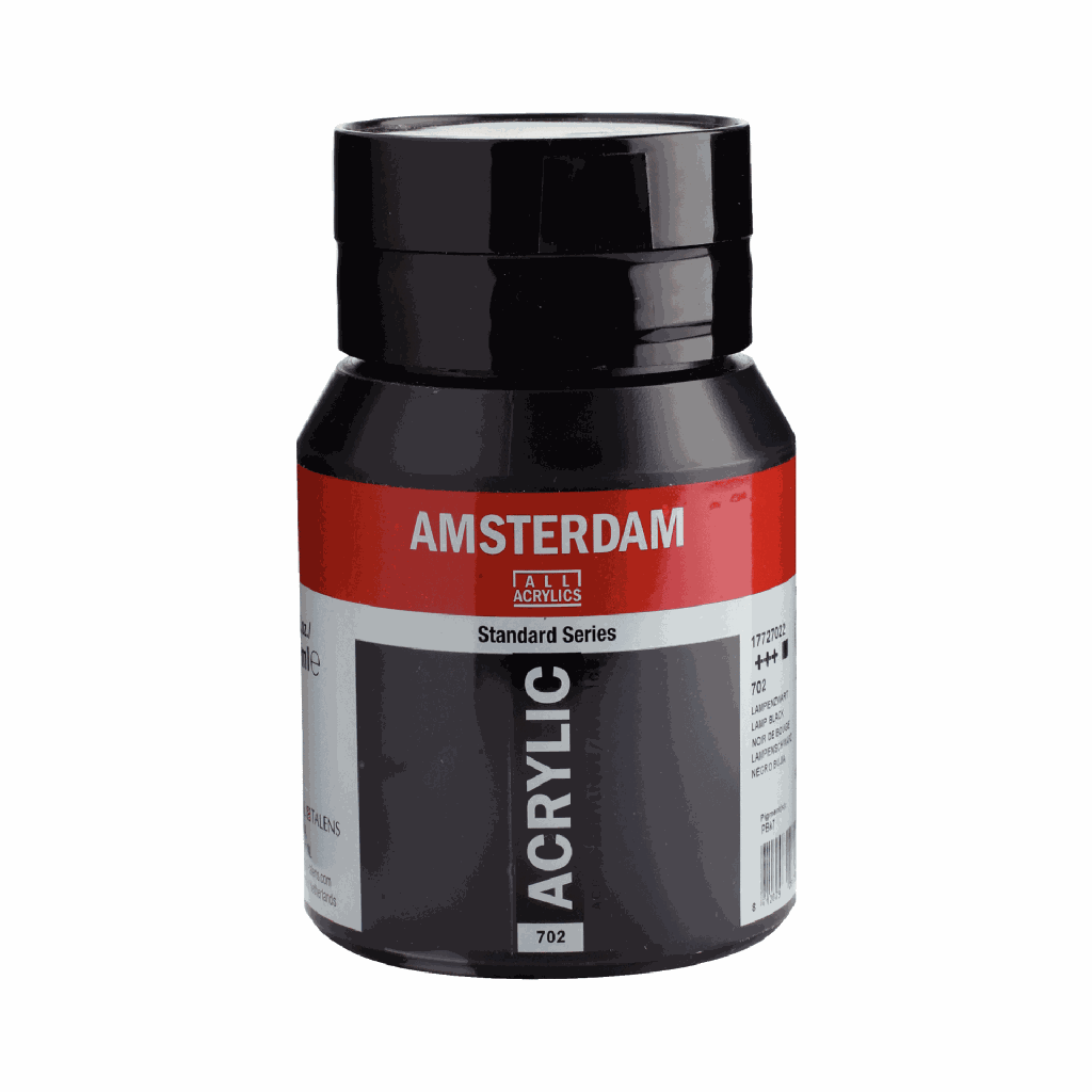 Amsterdam Standard Acrylic 500ML LAMP BLACK **ND**