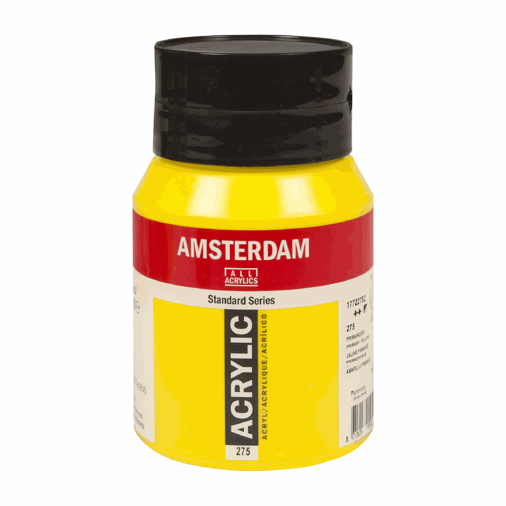 Amsterdam Standard Acrylic 500ML PRIM.YELLOW **ND**