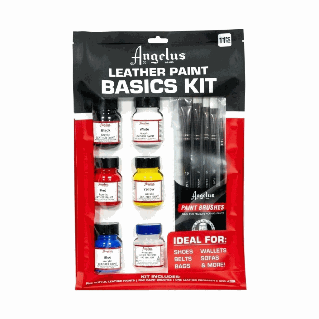 Angelus Acrylic Leather Paint Basics Kit **ND**