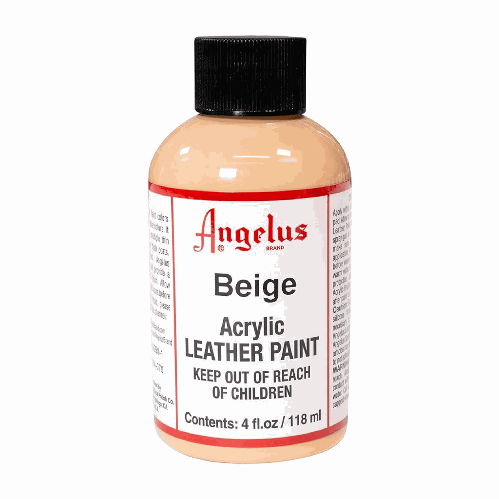 Angelus Acrylic Leather Paint Beige 4oz