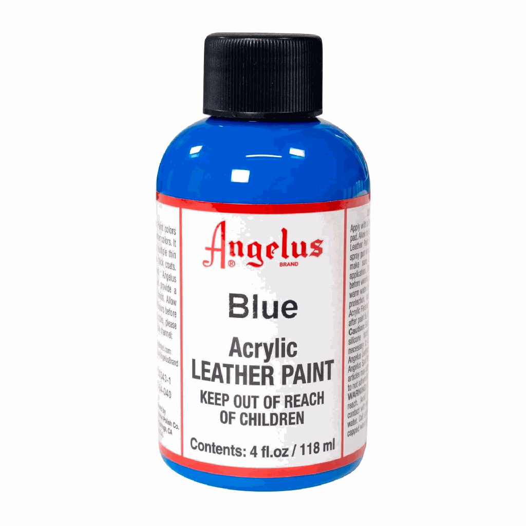 Angelus Acrylic Leather Paint Blue 4oz