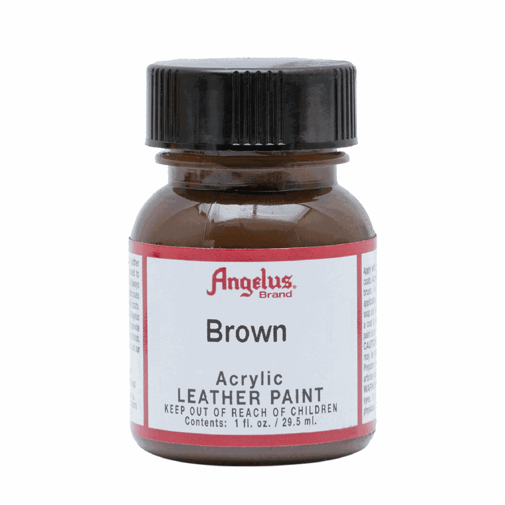 Angelus Acrylic Leather Paint Brown 1oz