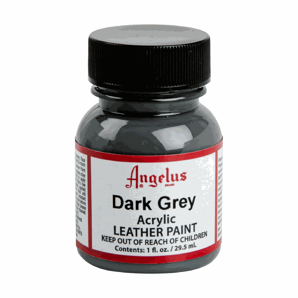 Angelus Acrylic Leather Paint Dark Grey 1oz