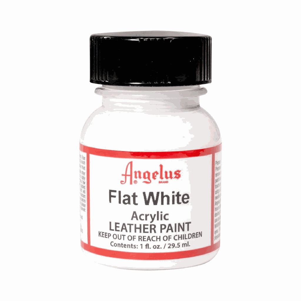 Angelus Acrylic Leather Paint Flat White 1oz