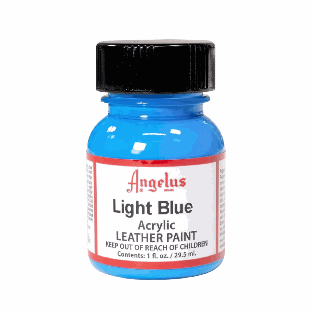 Angelus Acrylic Leather Paint Light Blue 1oz