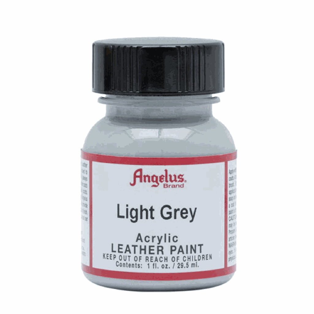 Angelus Acrylic Leather Paint Light Grey 1oz