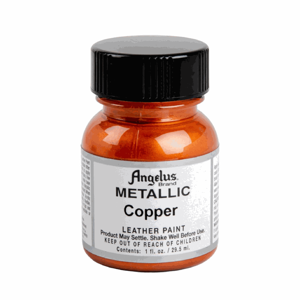 Angelus Acrylic Leather Paint Metallic Copper 1oz
