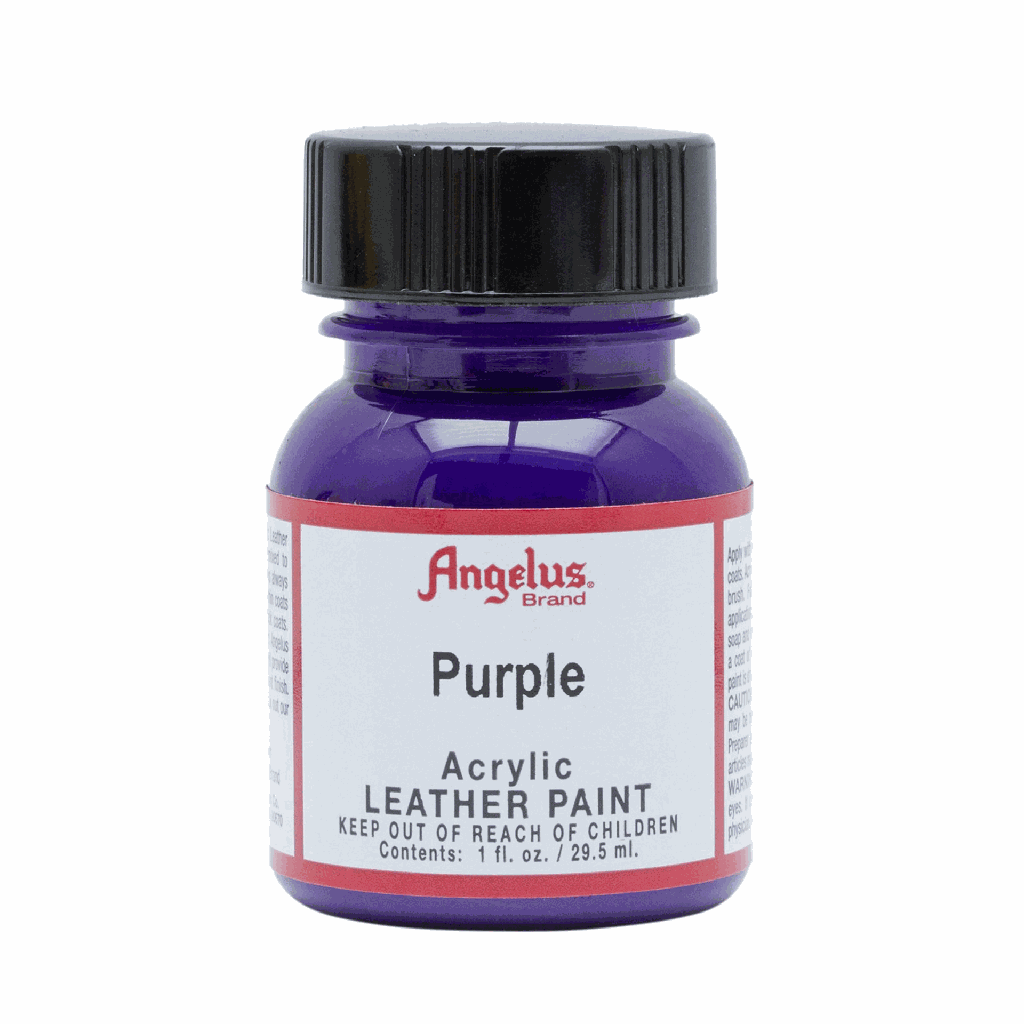 Angelus Acrylic Leather Paint Purple 1oz