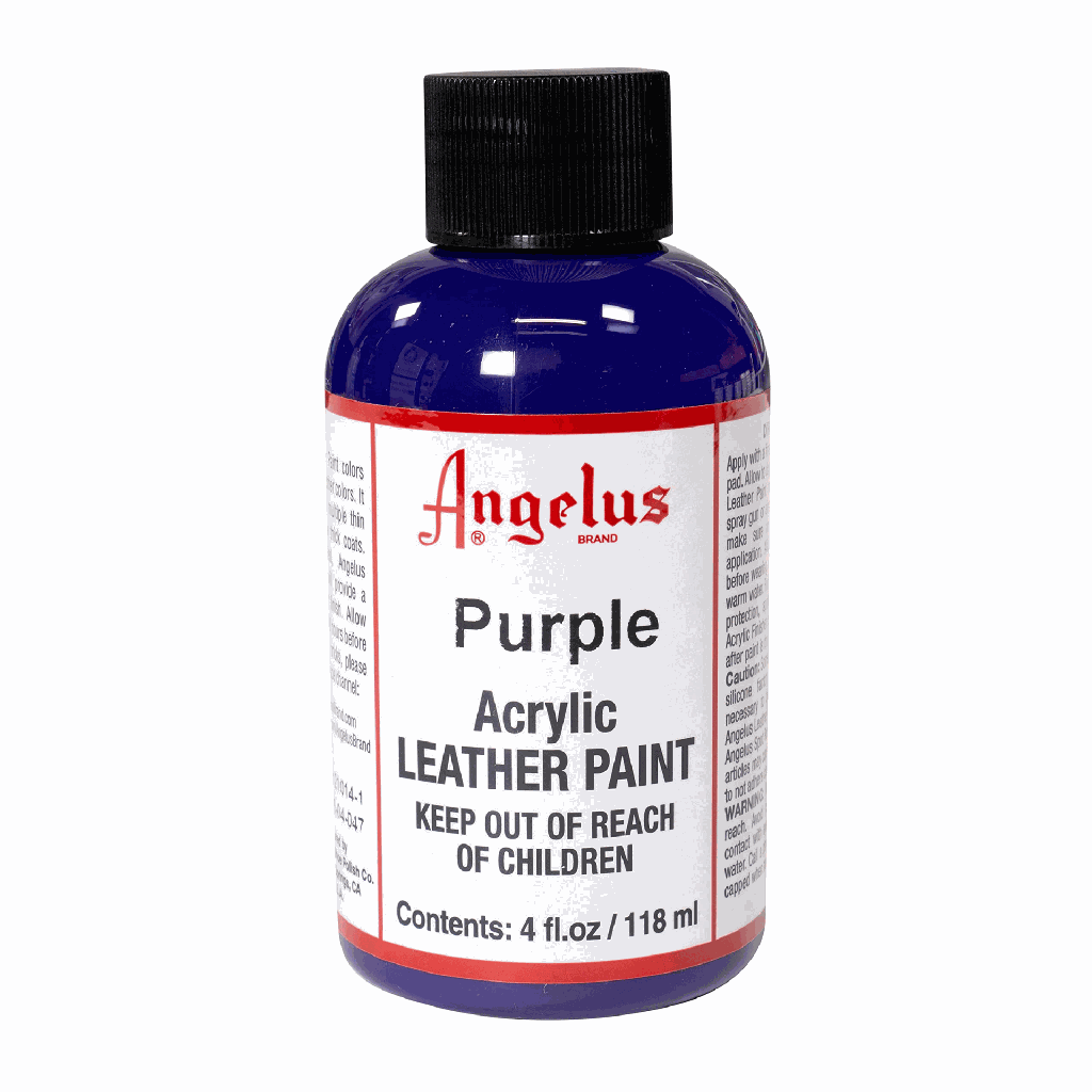 Angelus Acrylic Leather Paint Purple 4oz