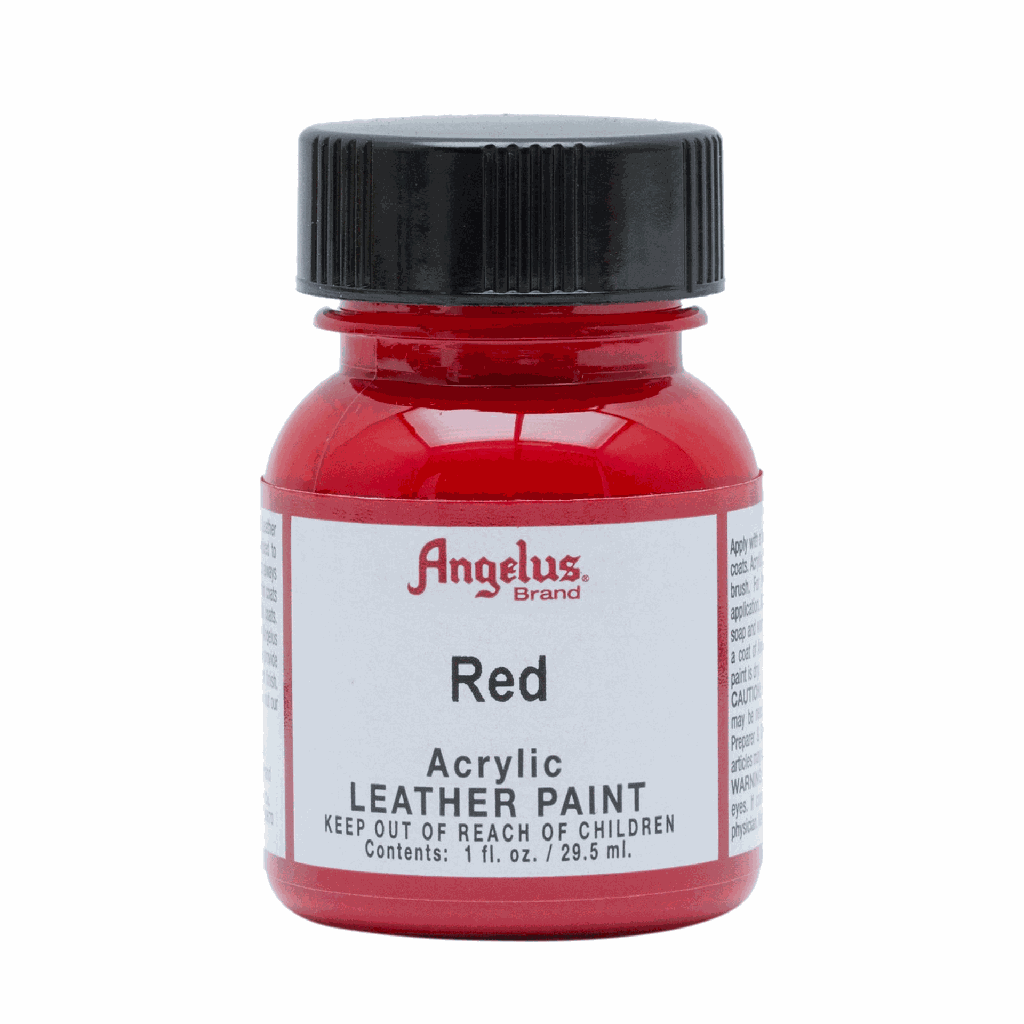 Angelus Acrylic Leather Paint Red 1oz