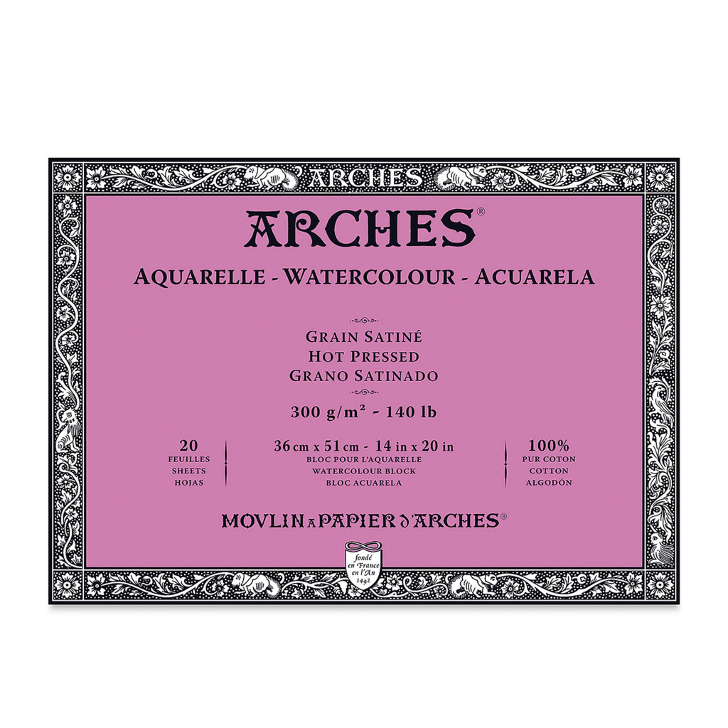 Arches Watercolour Block HP 14"x20" 140lb