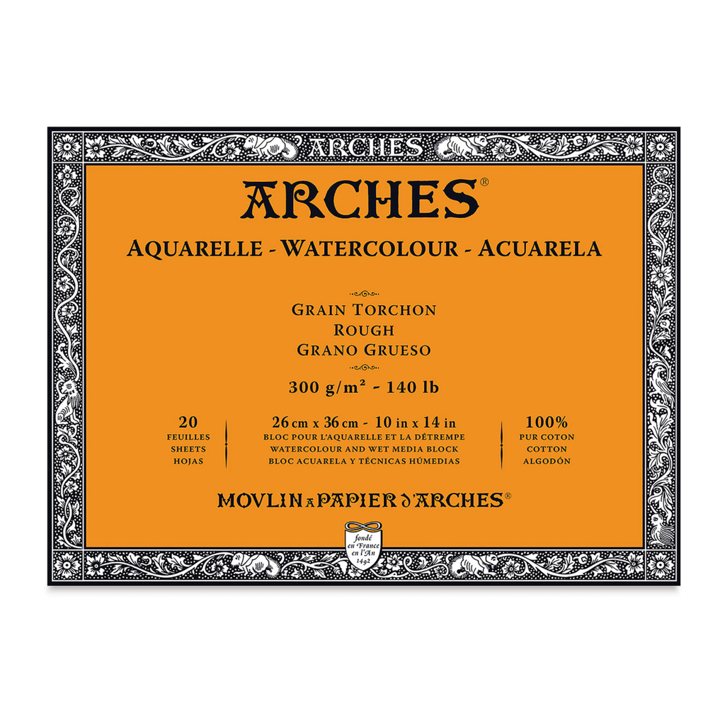 Arches Watercolour Block R 10"x14" 140lb