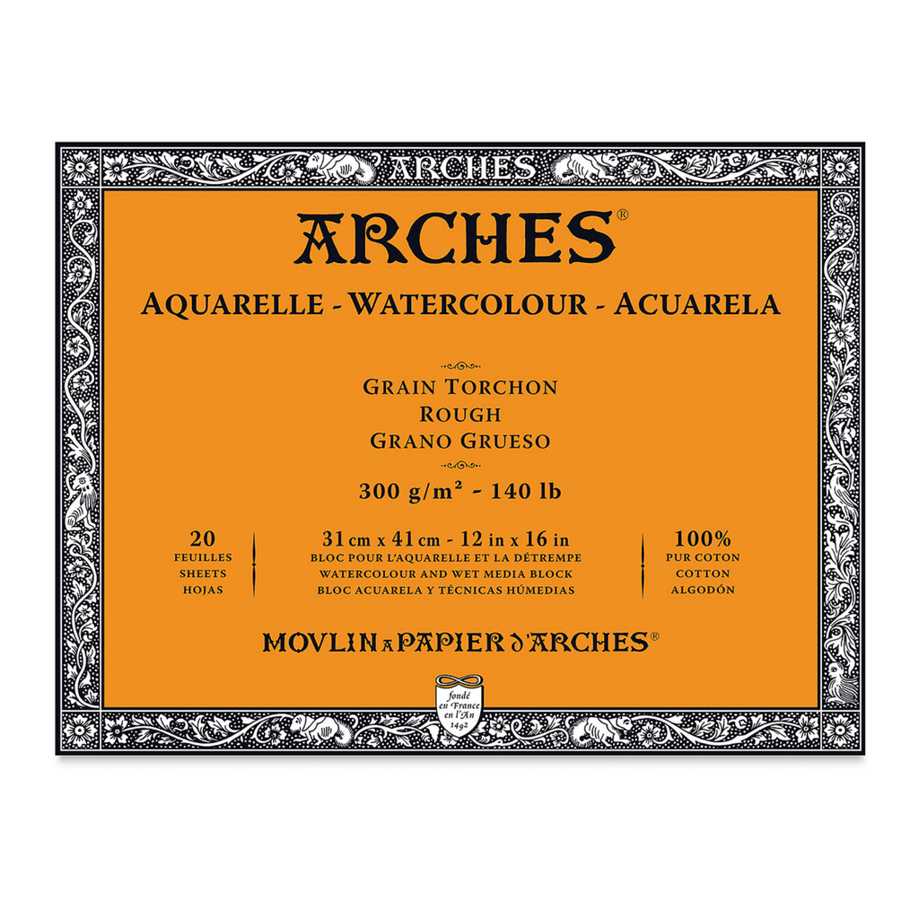 Arches Watercolour Block R 12"x16" 140lb