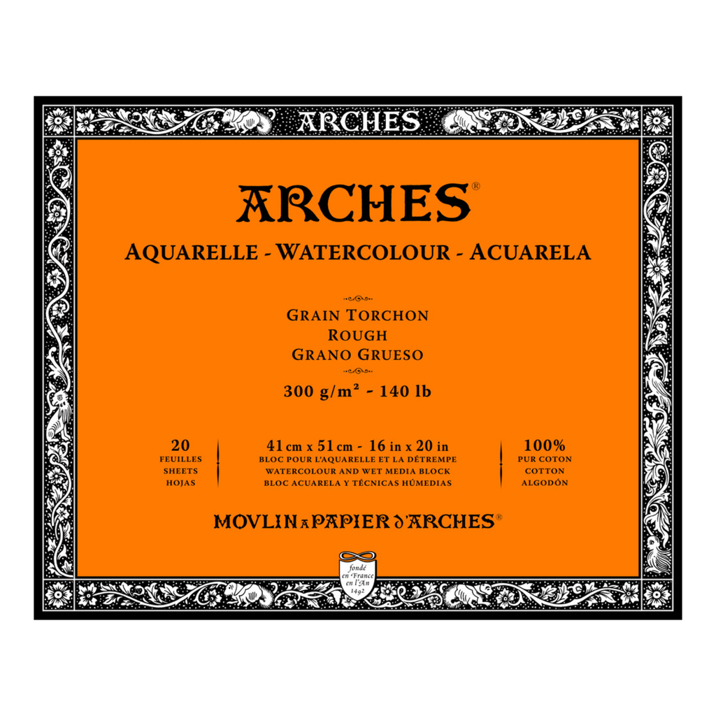 Arches Watercolour Block R 140lb 16"x20"