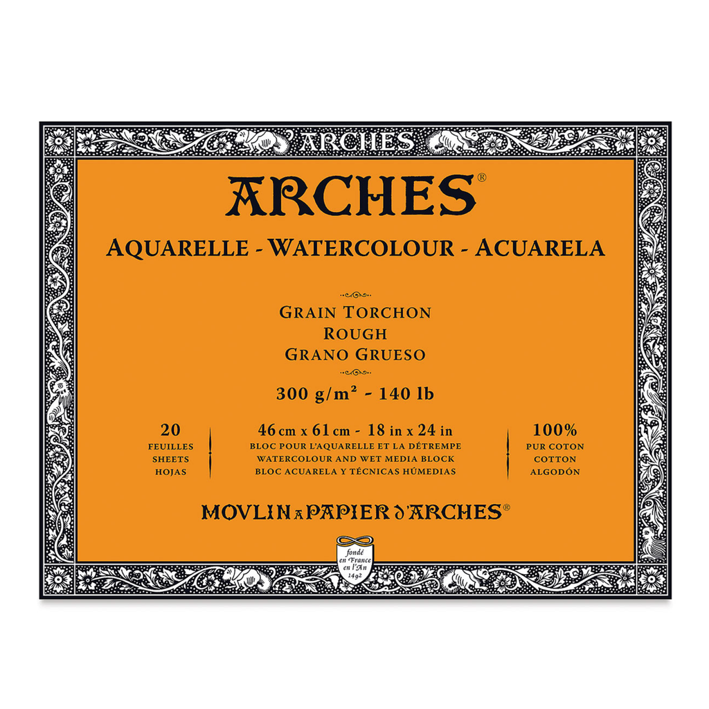 Arches Watercolour Block R 18"x24" 140lb