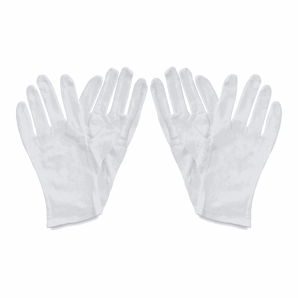 Art Alternatives Cotton Gloves Soft White Pack of 4