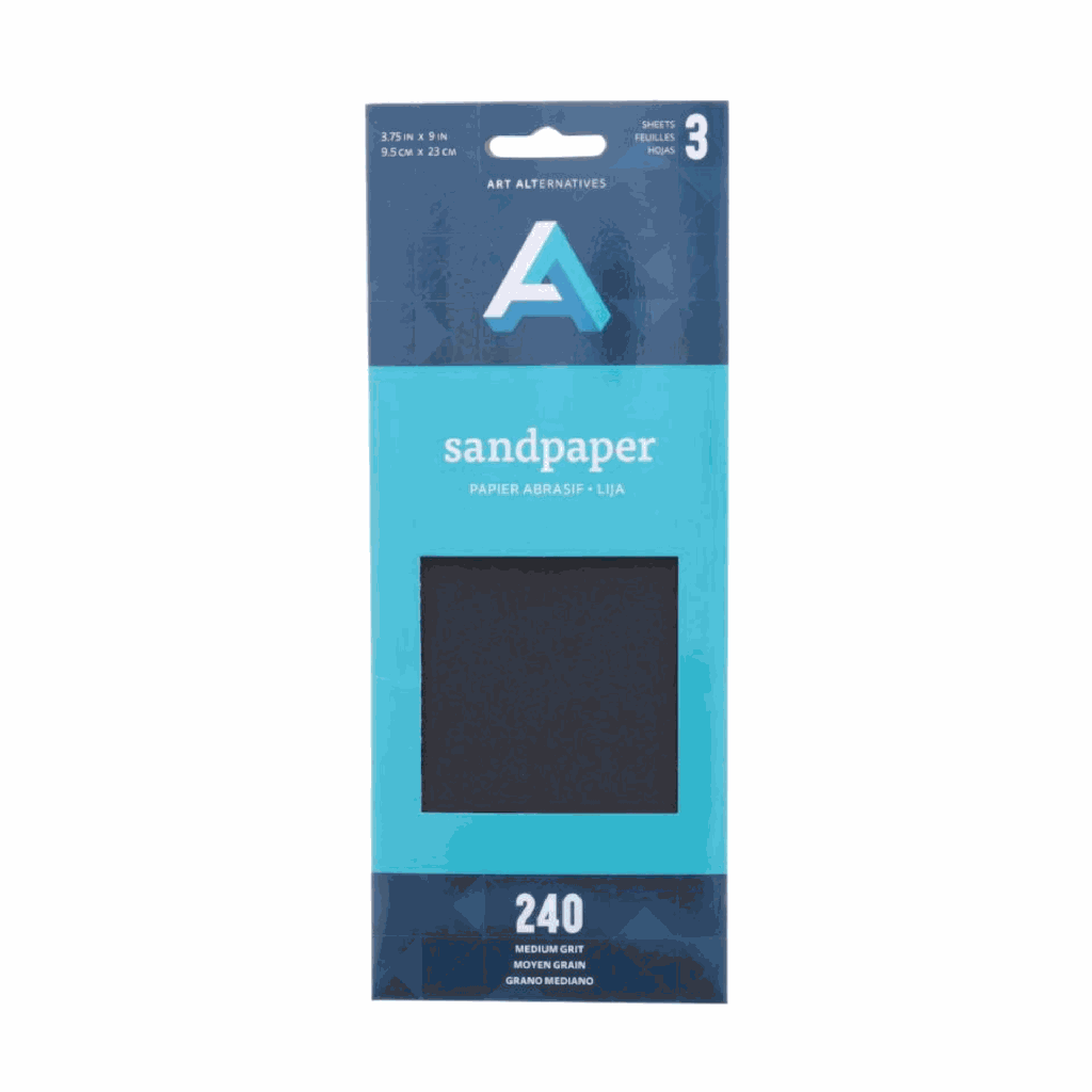 Art Alternatives Sandpaper - 240 Medium Grit