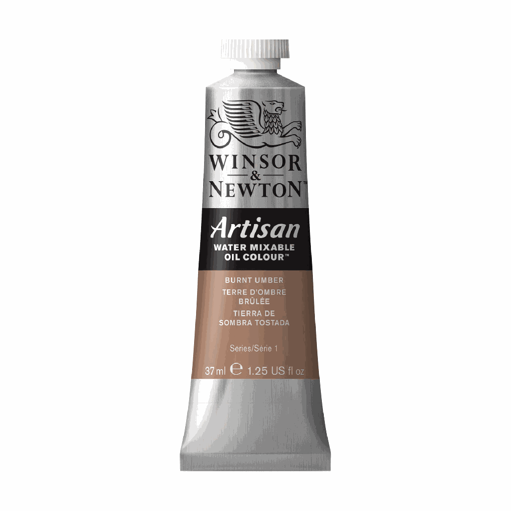 Artisan Water Mixable Oil 37ml Burnt Umber