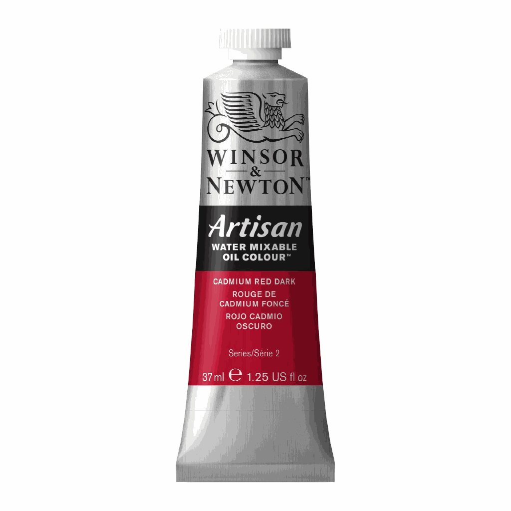 Artisan Water Mixable Oil 37ml Tube Cadmium Red Dark