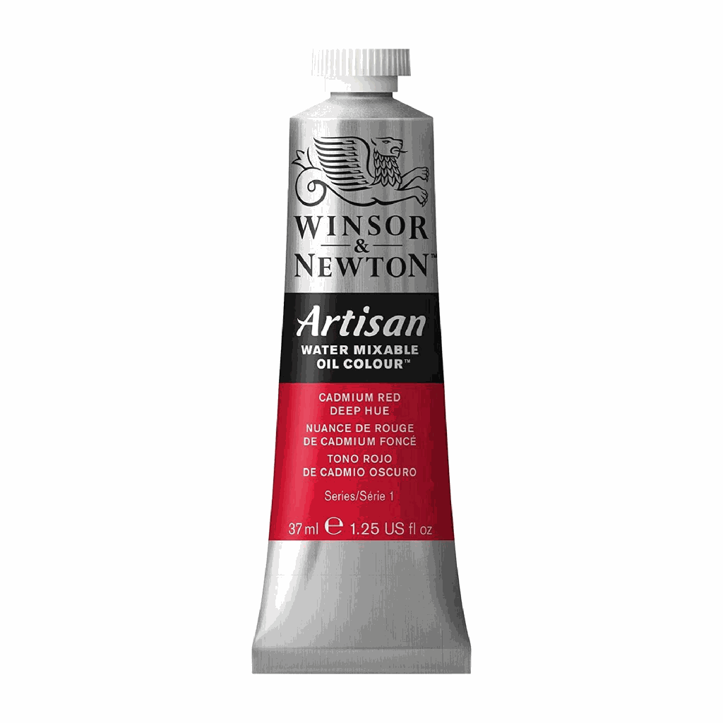 Artisan Water Mixable Oil 37ml Tube Cadmium Red Deep Hue