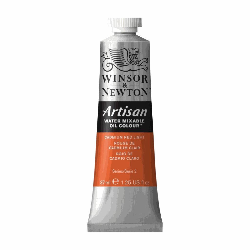 Artisan Water Mixable Oil 37ml Tube Cadmium Red Light