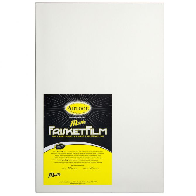 Artool Frisket Film Matte 10" x 15" - 8 Sheet Pack (F310)
