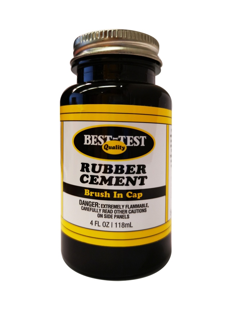 Best-Test Rubber Cement 4oz. (140)