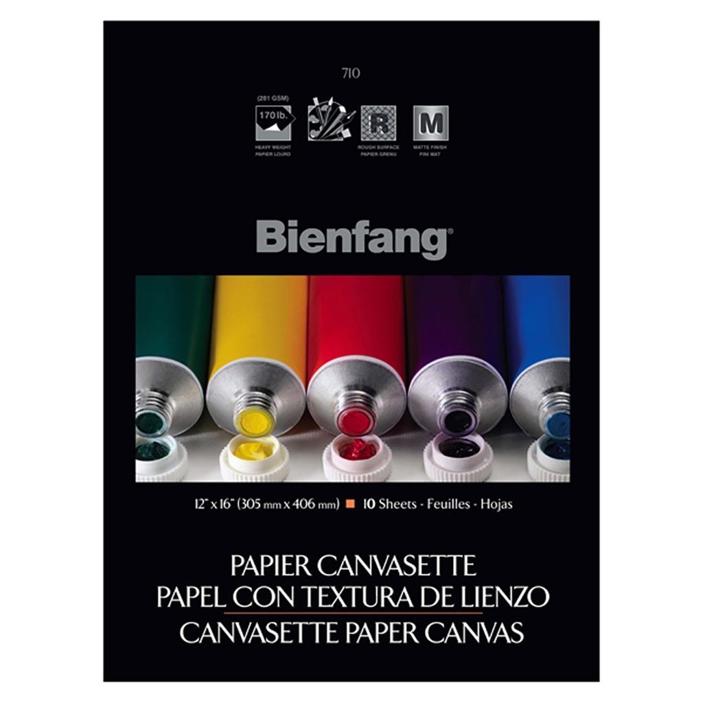 DISC_Bienfang Canvasette Pad 710 12x16