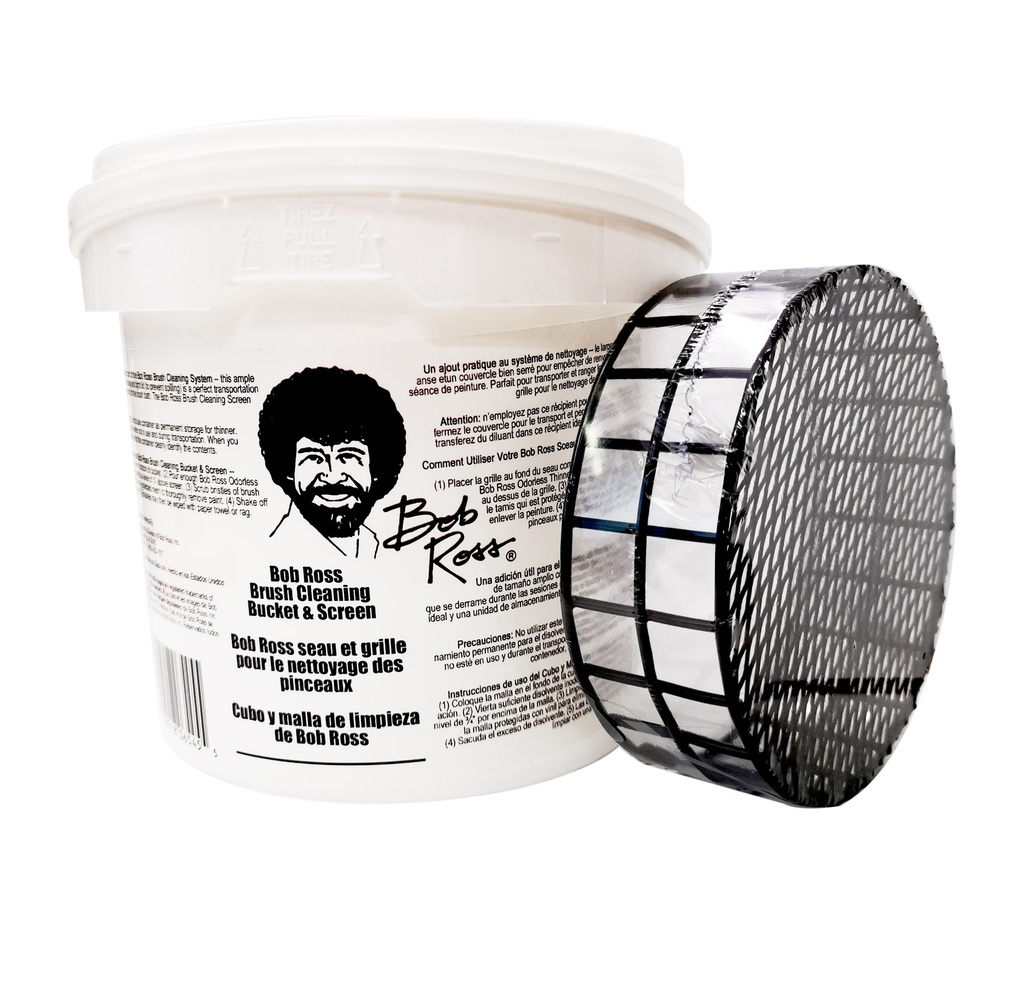 Bob Ross Brush Clean Bucket/Screen