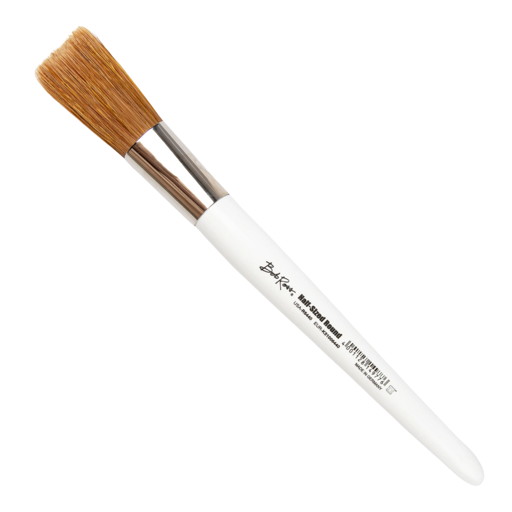Bob Ross Brush Half Sized Round Carded