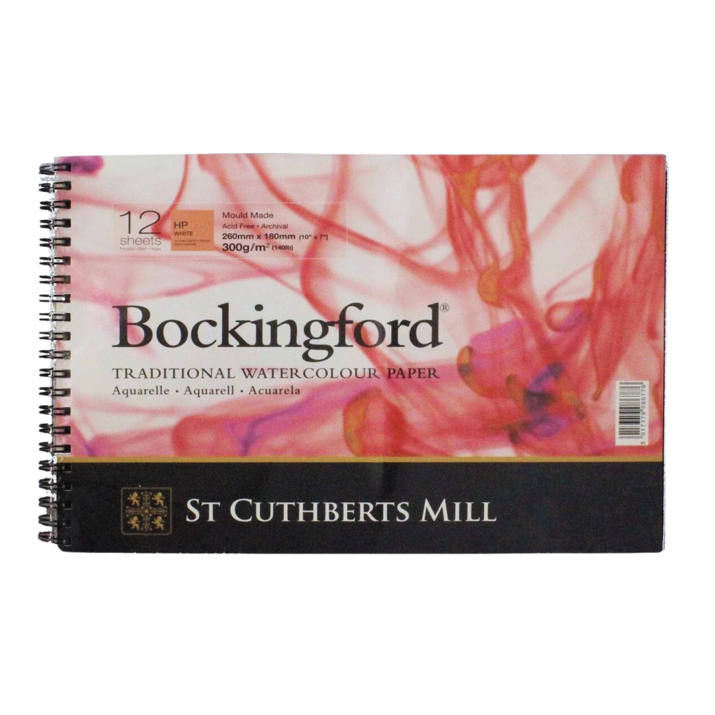 Bockingford Coiled Watercolour Pad 10"x7" H.P. 140lb