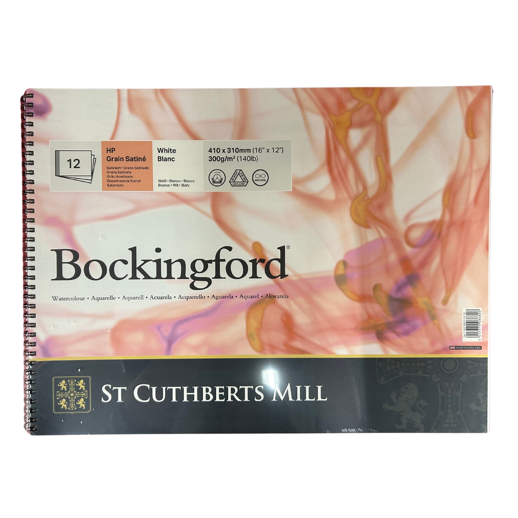 Bockingford Coiled Watercolour Pad 16"x12" H.P. 140lb
