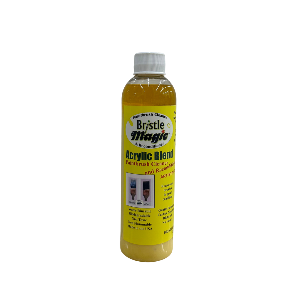 Bristle Magic Acrylic Blend Paintbrush Cleaner & Reconditioner 4oz.