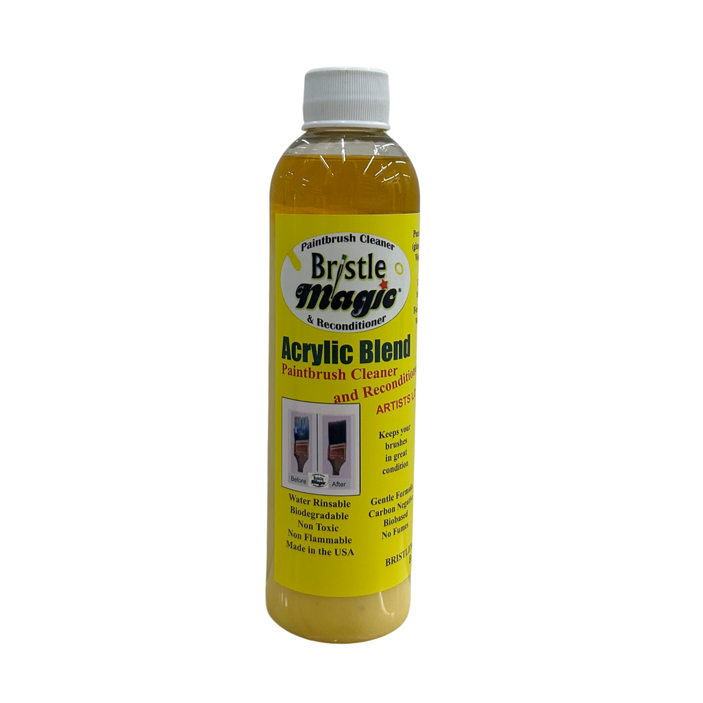 Bristle Magic Acrylic Blend Paintbrush Cleaner & Reconditioner 8oz.