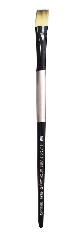 Brush Black Silver LH Bright 16