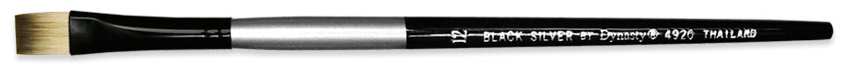 Brush Black Silver SH Bright 20