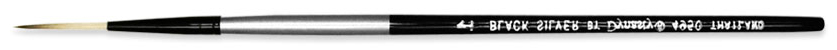 Brush Black Silver SH Long Liner 2
