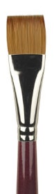 Dynasty Brush Kalel Watercolour Flat Size 1" **ND**