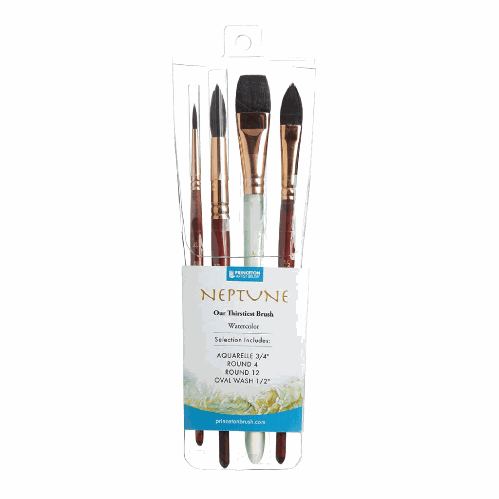 Princeton Brush Neptune Professional 4-Piece Set