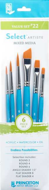 Princeton Brush Select Value Set #22 - 6 Piece Set