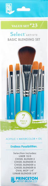 Princeton Brush Select Value Set #23 - 7 Piece Set