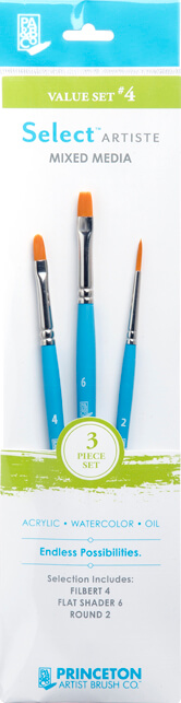 Princeton Brush Select Value Set #4 - 3 Piece Set