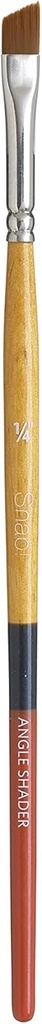 Princeton Brush SNAP Gold Taklon Angle Shader 1/4" (9650AS025)
