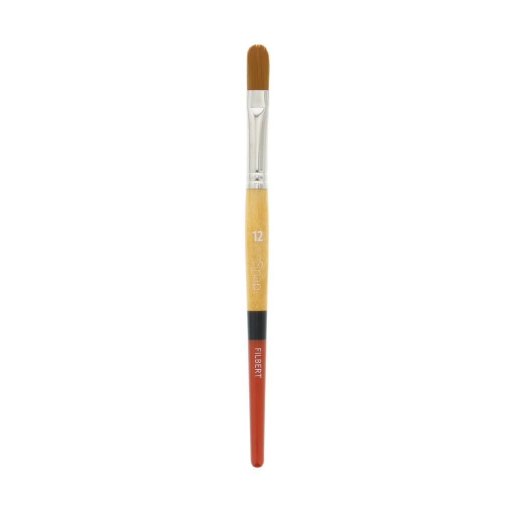 Princeton Brush SNAP Gold Taklon Filbert 12 (9650FB12)