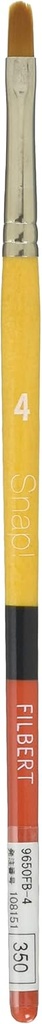 Princeton Brush SNAP Gold Taklon Filbert 4 (9650FB4)