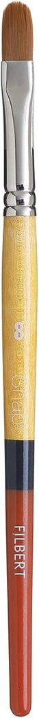 Princeton Brush SNAP Gold Taklon Filbert 8 (9650FB8)