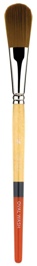 Princeton Brush SNAP Gold Taklon Oval Wash 3/4" (9650OV075)