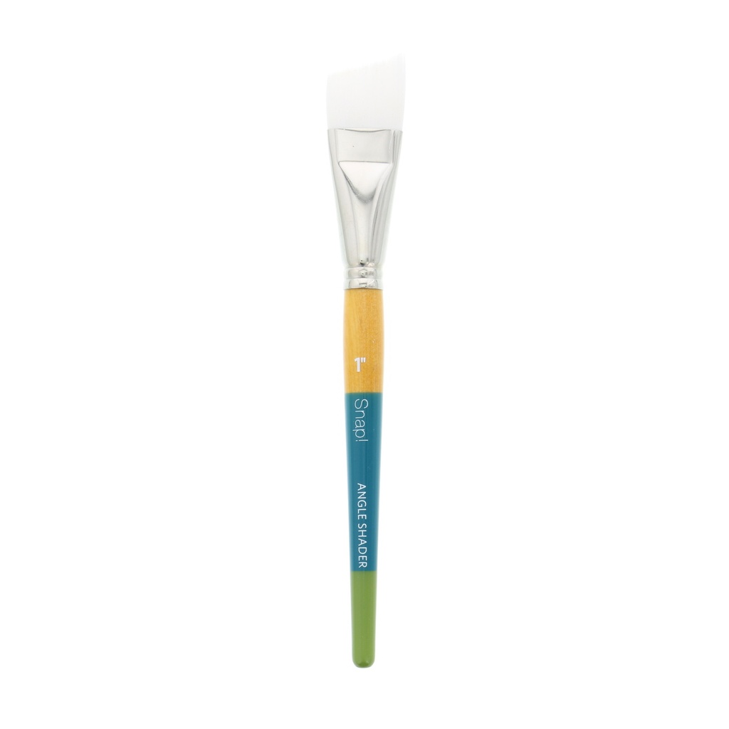 Princeton Brush SNAP White Taklon Angle Shader 1" (9850AS100)